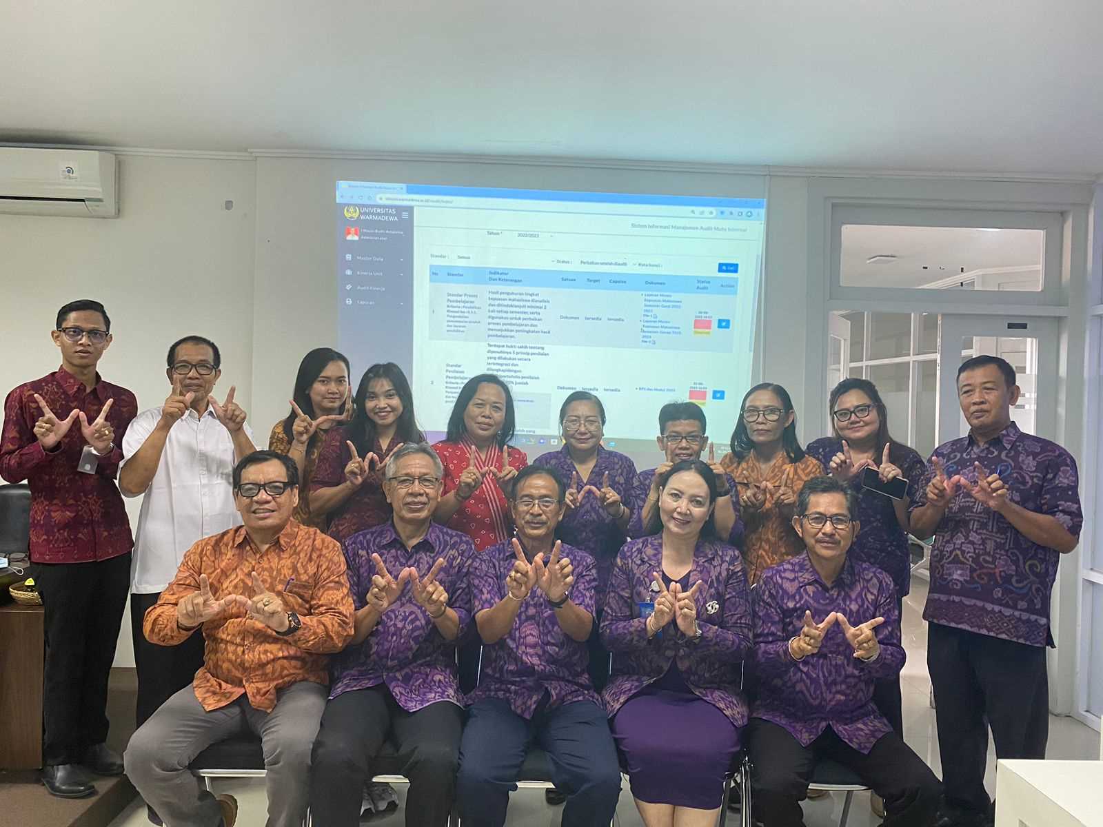 Rapat Pemantauan Tindak Lanjut Hasil RTM Tahun Akademik 2022/2023 Universitas Warmadewa