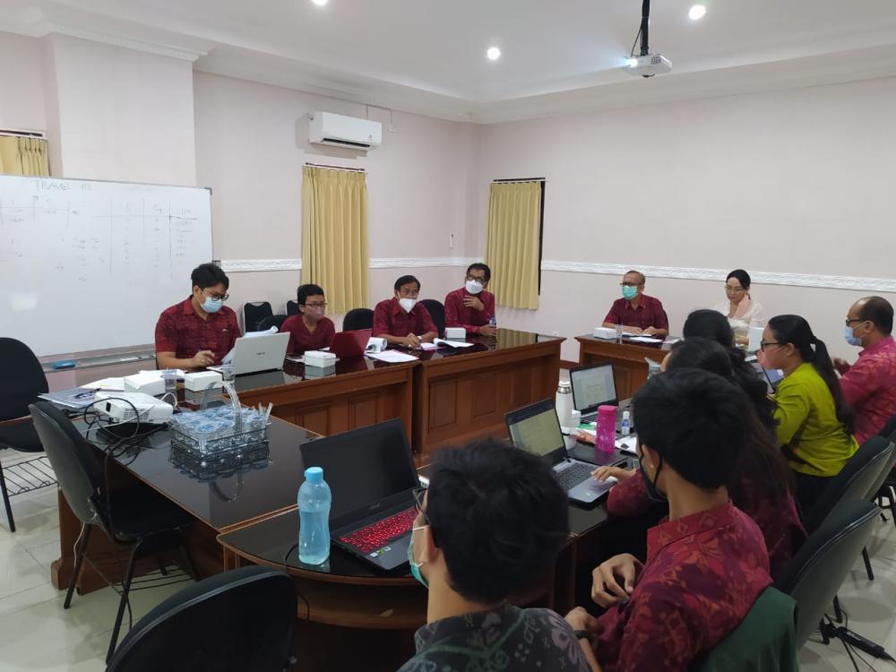 Asesmen Lapangan (AL) Internal Instrumen Akreditasi Program Studi Sistem Informasi Akuntansi Sekolah Vokasi Universitas Warmadewa