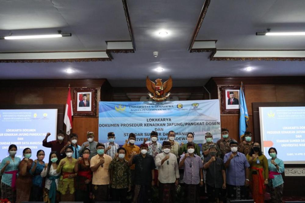 Lokakarya Dokumen Prosedur Kenaikan JAFUNG/Pangkat Dosen dan Standar SDM Unwar