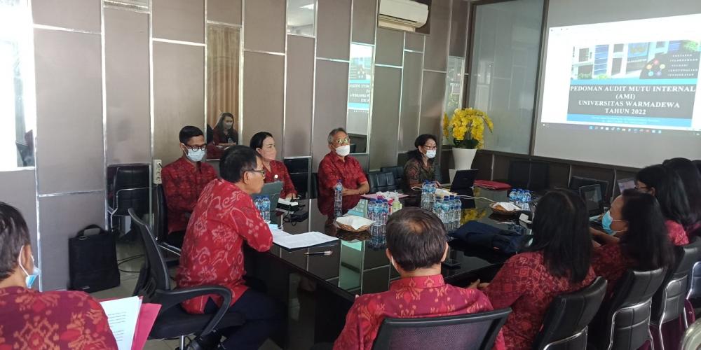 Rapat Kerja Revisi Pedoman AMI Unwar Tahun 2022 